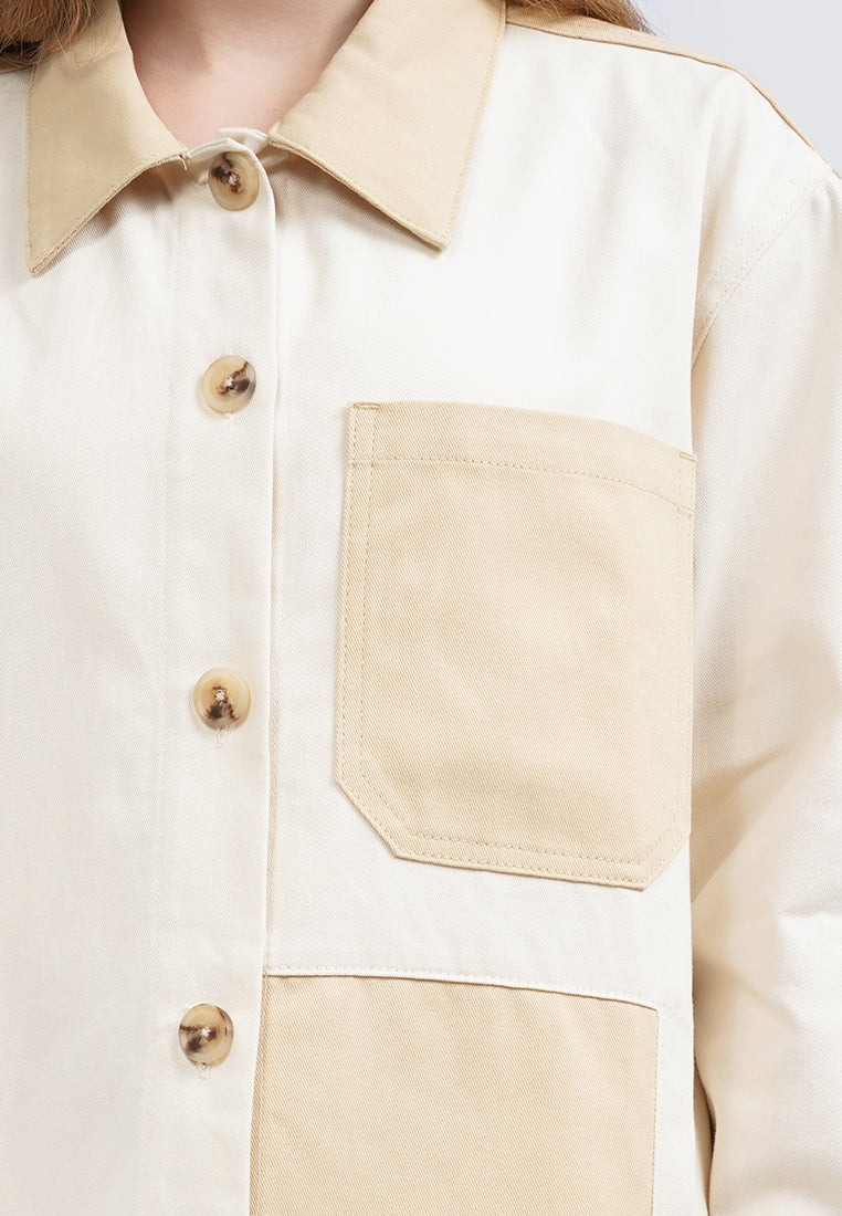 Colorblock Oversized Jacket