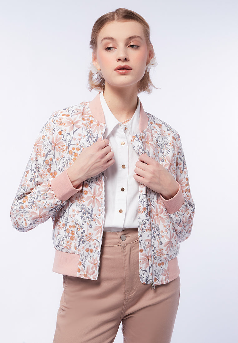 Printed Bomber Jacket