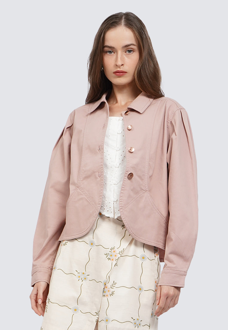 Rounded Hem Jacket