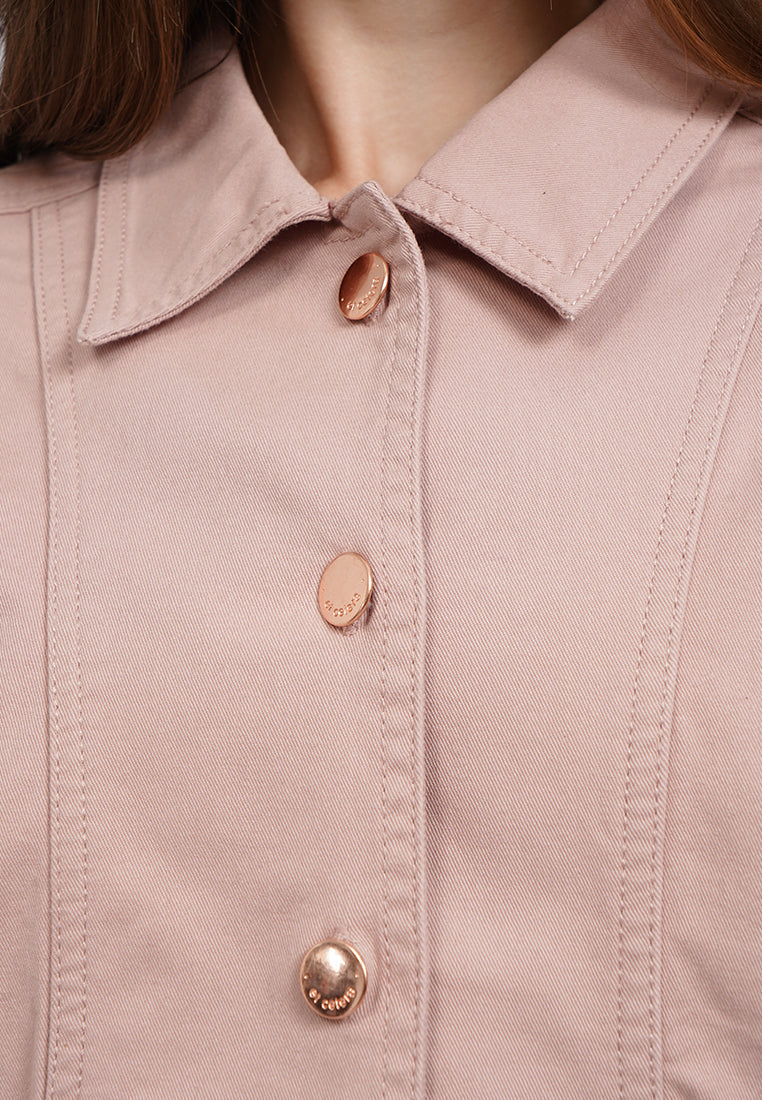 Rounded Hem Jacket