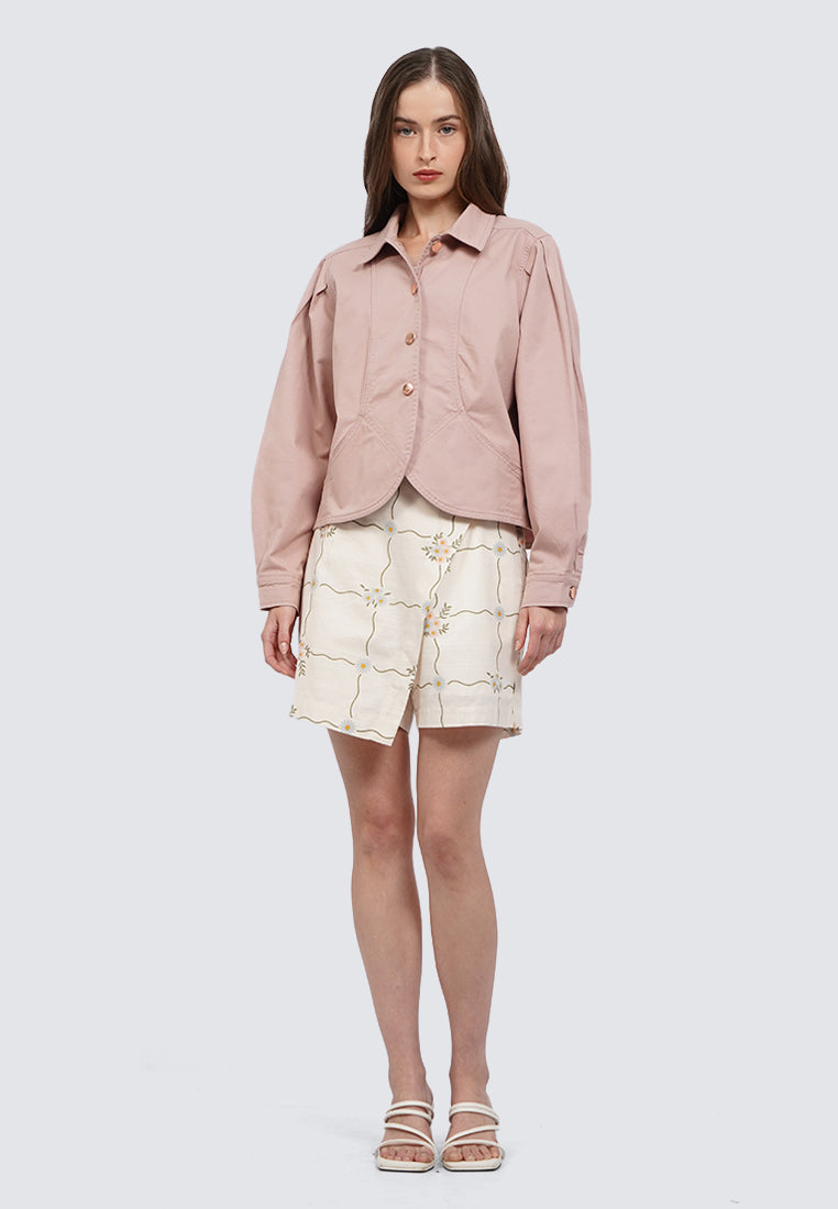 Rounded Hem Jacket
