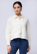 Long Sleeve Jacket with Patch Pocket