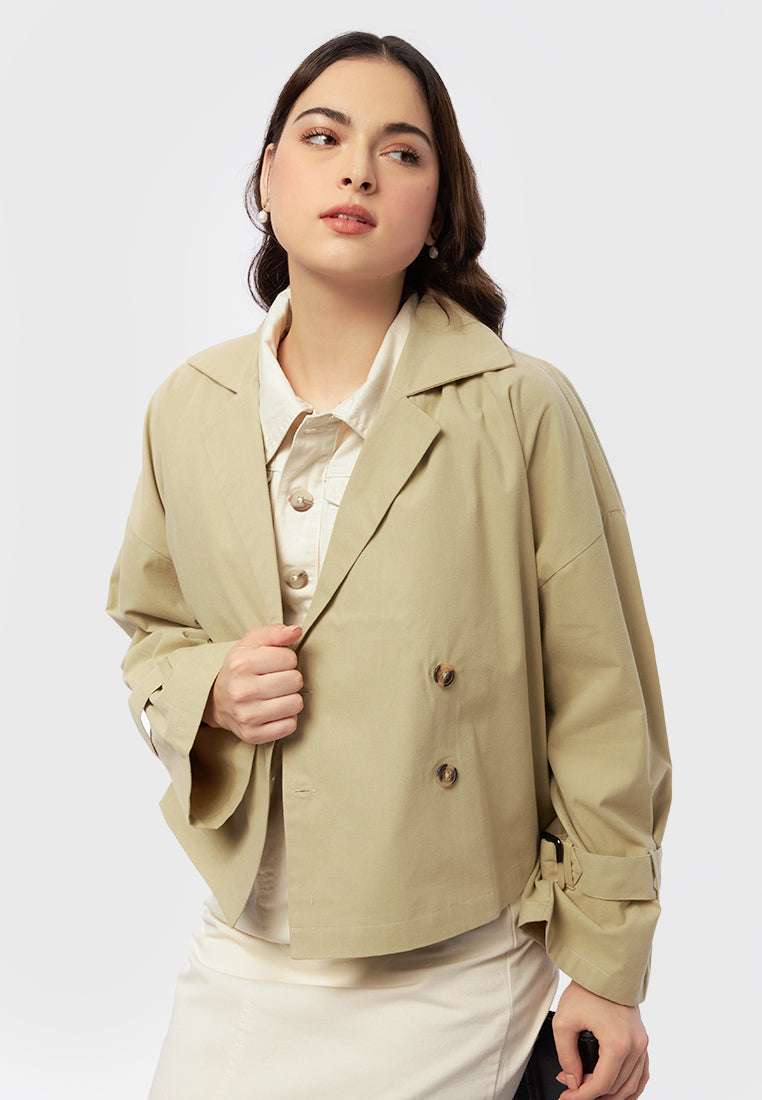 Double Breasted Trench Jacket