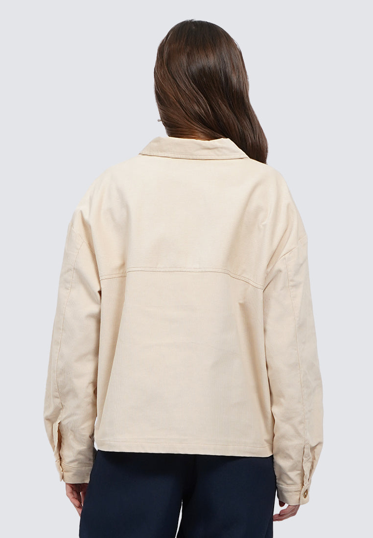 Cropped Corduroy Jacket