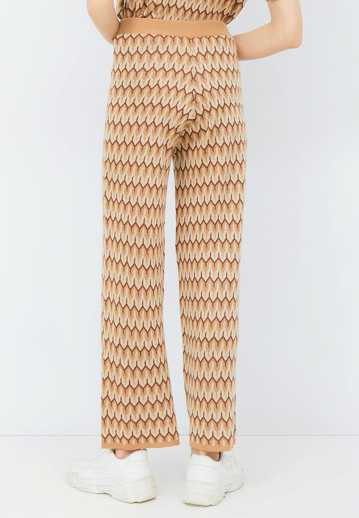 High Waist Knit Pants