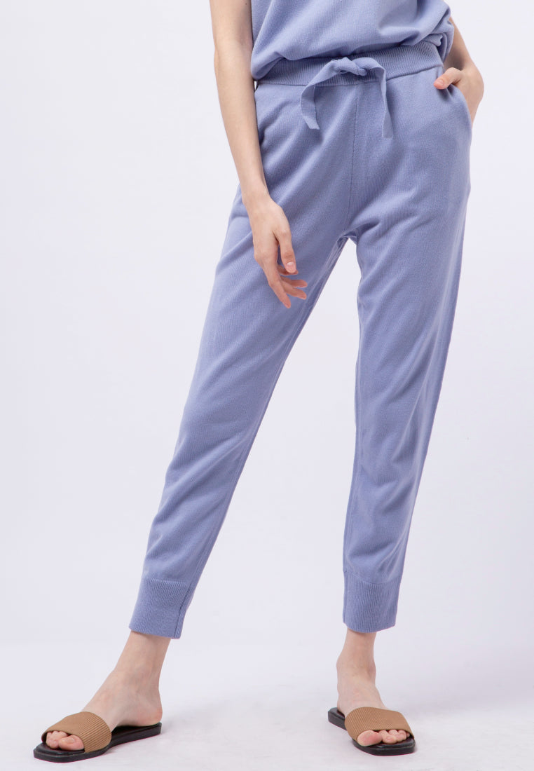 Jogger Knit Pants with Drawstring
