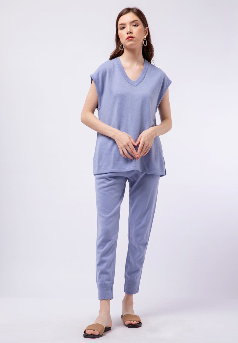 Jogger Knit Pants with Drawstring