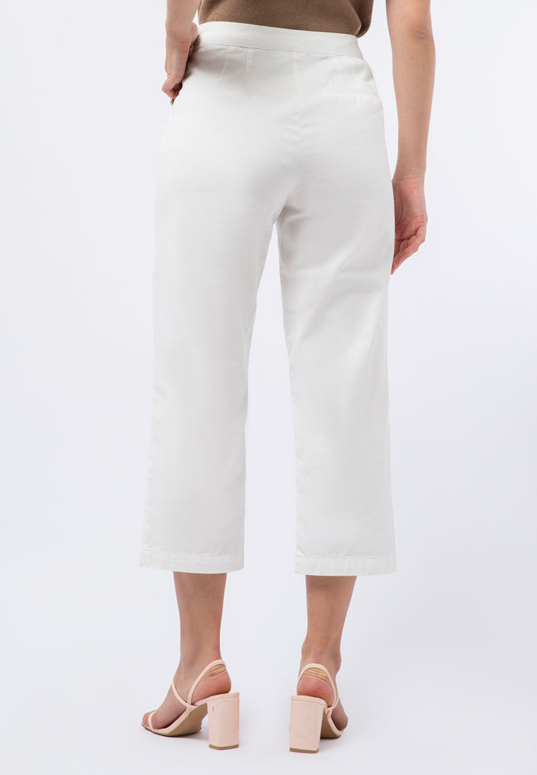 Long Pants with Asymmetric Waistband
