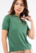 Knit Polo Top