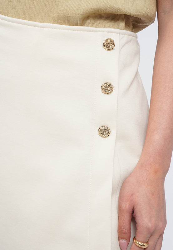 Mini Skort with Front Button Details