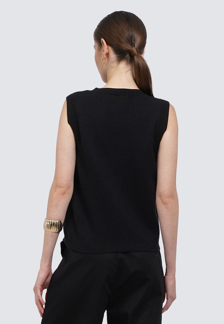 Button Up Sleeveless Top
