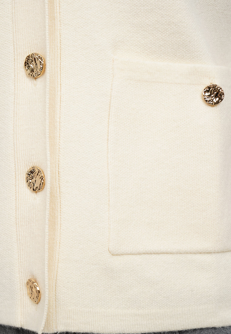Button Up Sleeveless Top