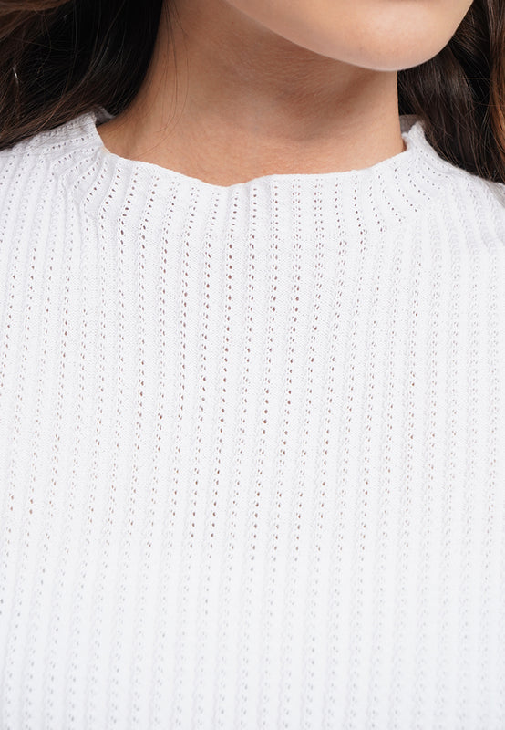 Mock Neck Sleeveless Knit Top