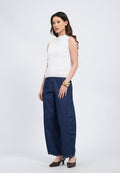 Mock Neck Sleeveless Knit Top