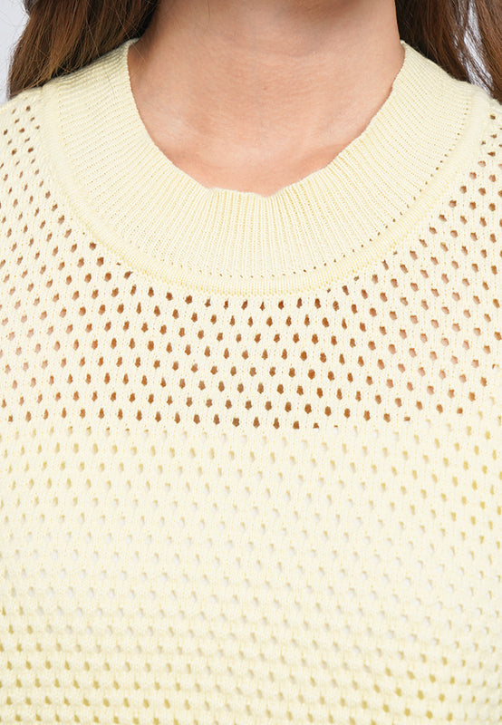 Sleeveless Textured Knit Top