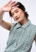 Printed Sleeveless Blouse