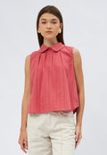 Sleeveless Embroidered Blouse