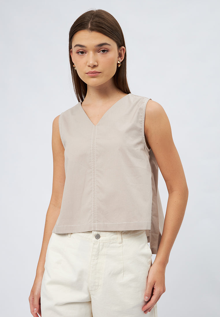 A-Line Sleeveless Blouse