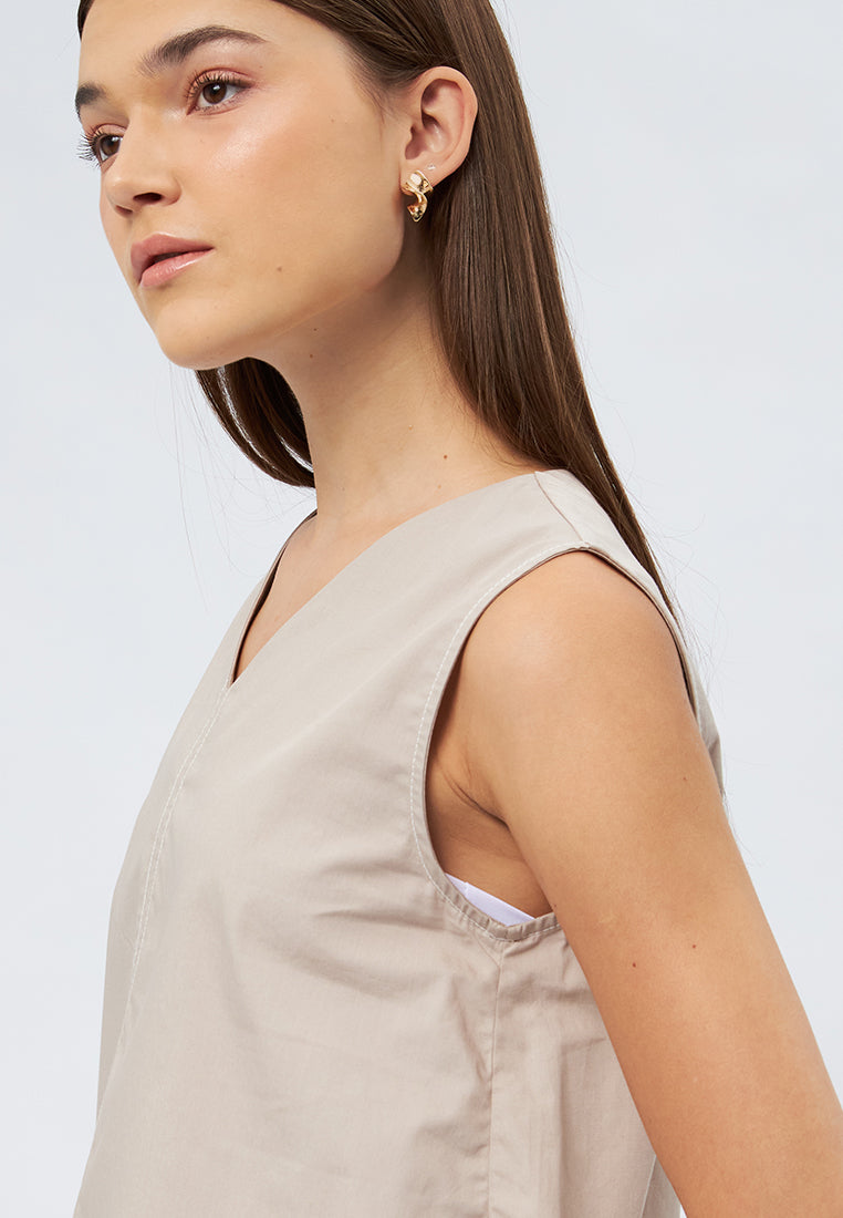 A-Line Sleeveless Blouse