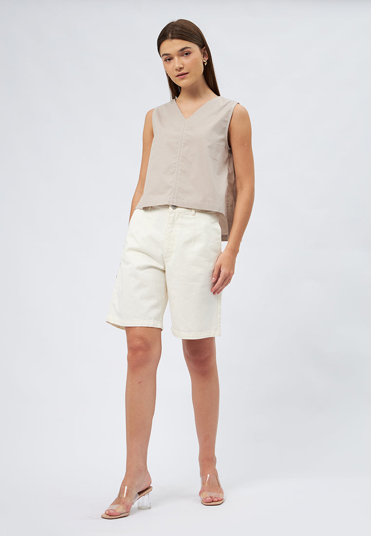 A-Line Sleeveless Blouse