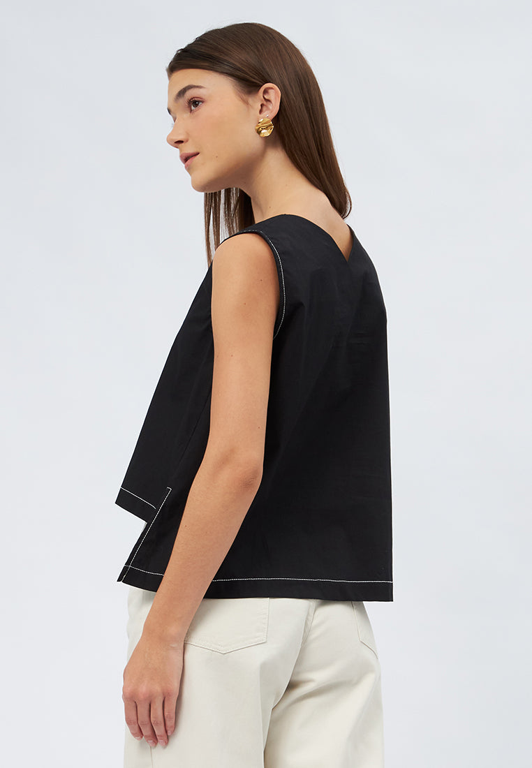 A-Line Sleeveless Blouse