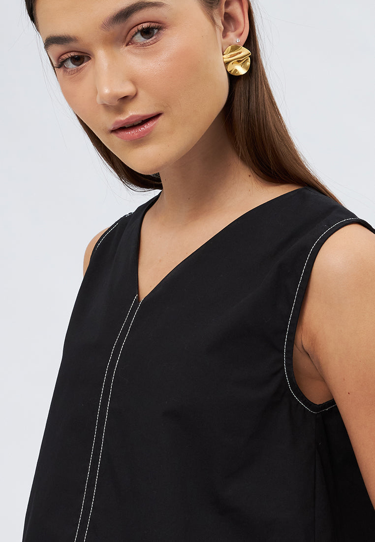 A-Line Sleeveless Blouse