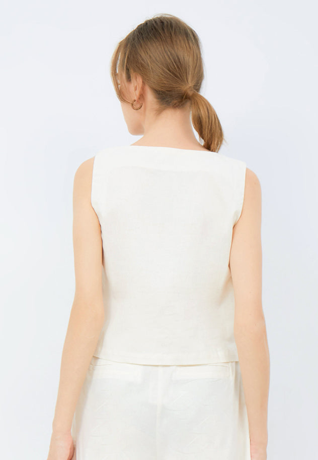 Sleeveless Crop Top