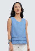 V-Neck Sleeveless Blouse