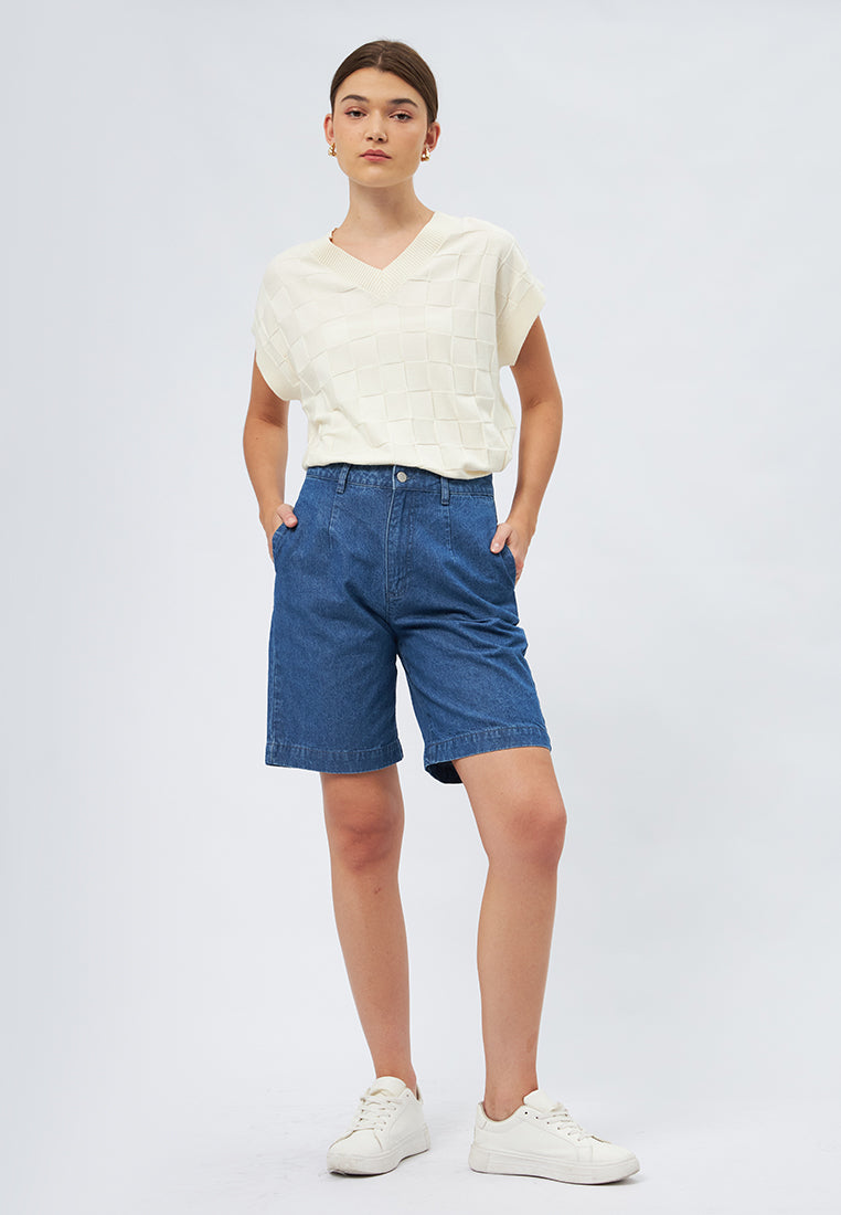 Denim Short Pants