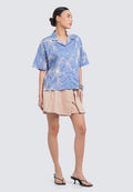 Buttoned Side Pocket Mini Skort