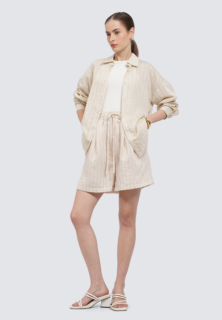 Adjustable Waist Short Pants