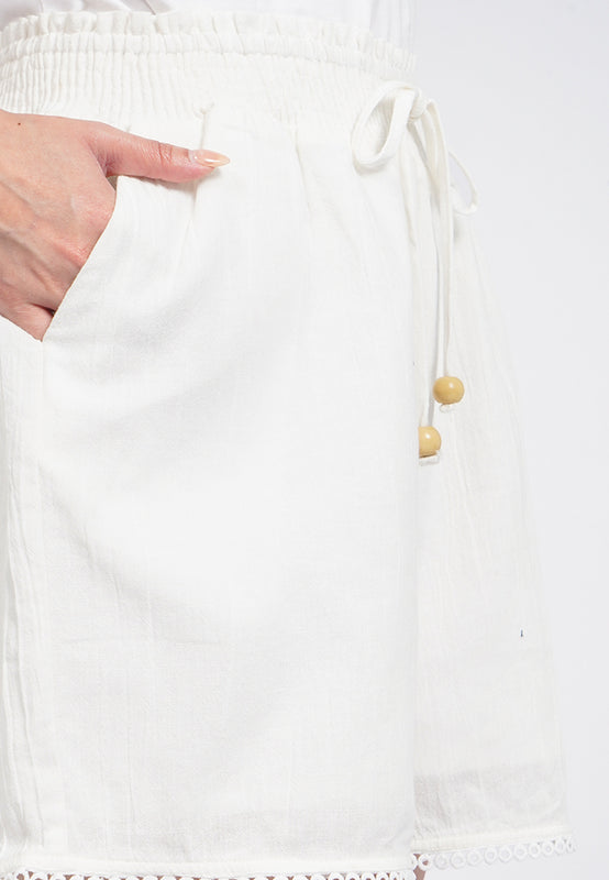 Regular Fit Drawstring Shorts