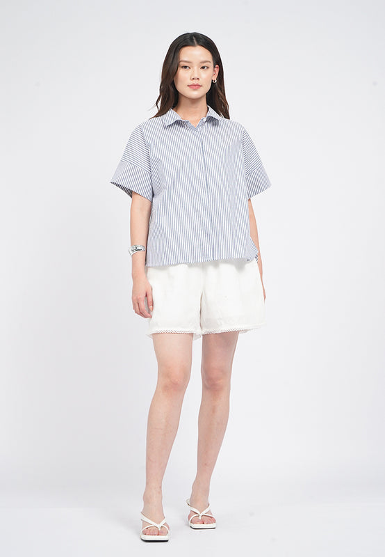 Regular Fit Drawstring Shorts