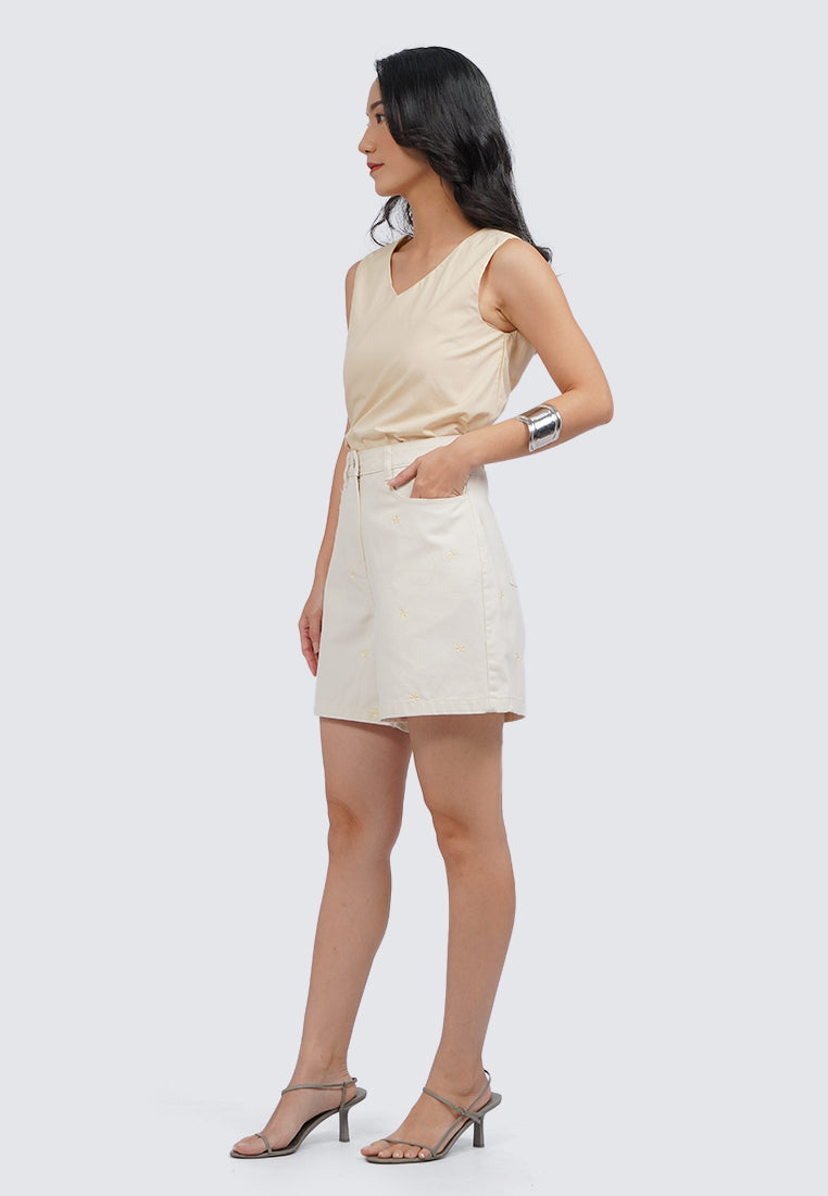 Embroidered Short Pants