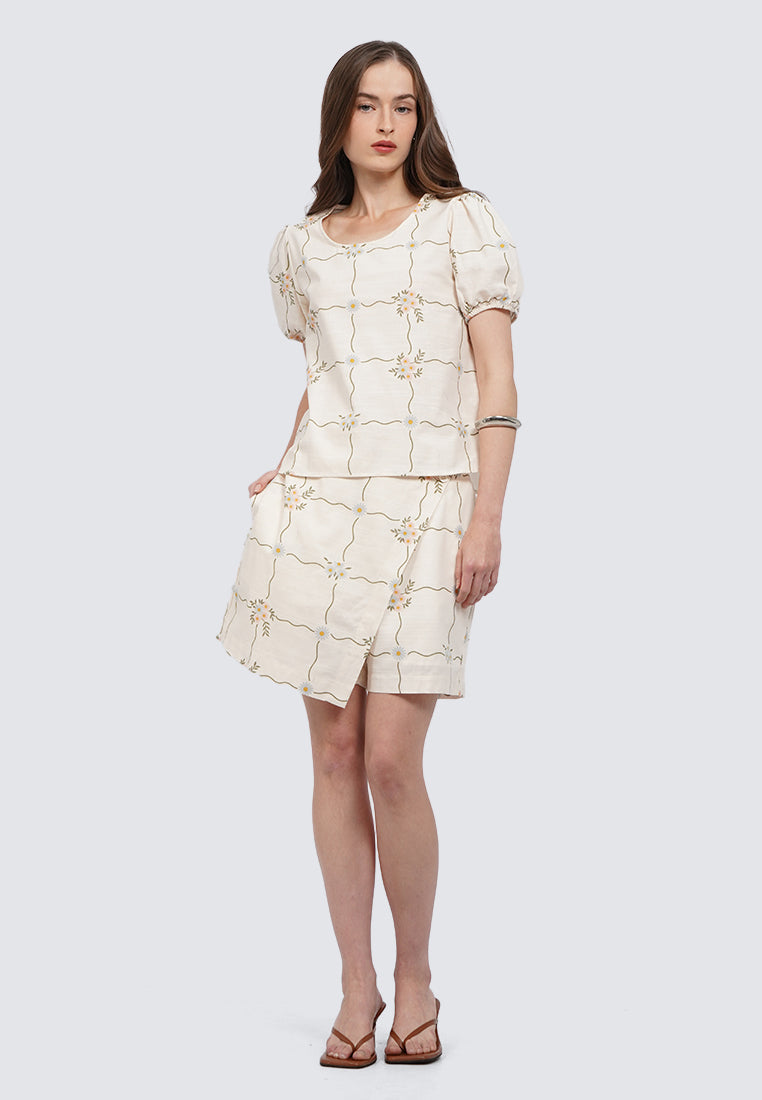 Printed Mini Skort