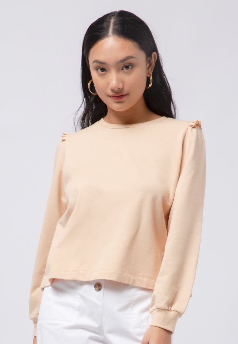 Puff Sleeves Sweatshirt