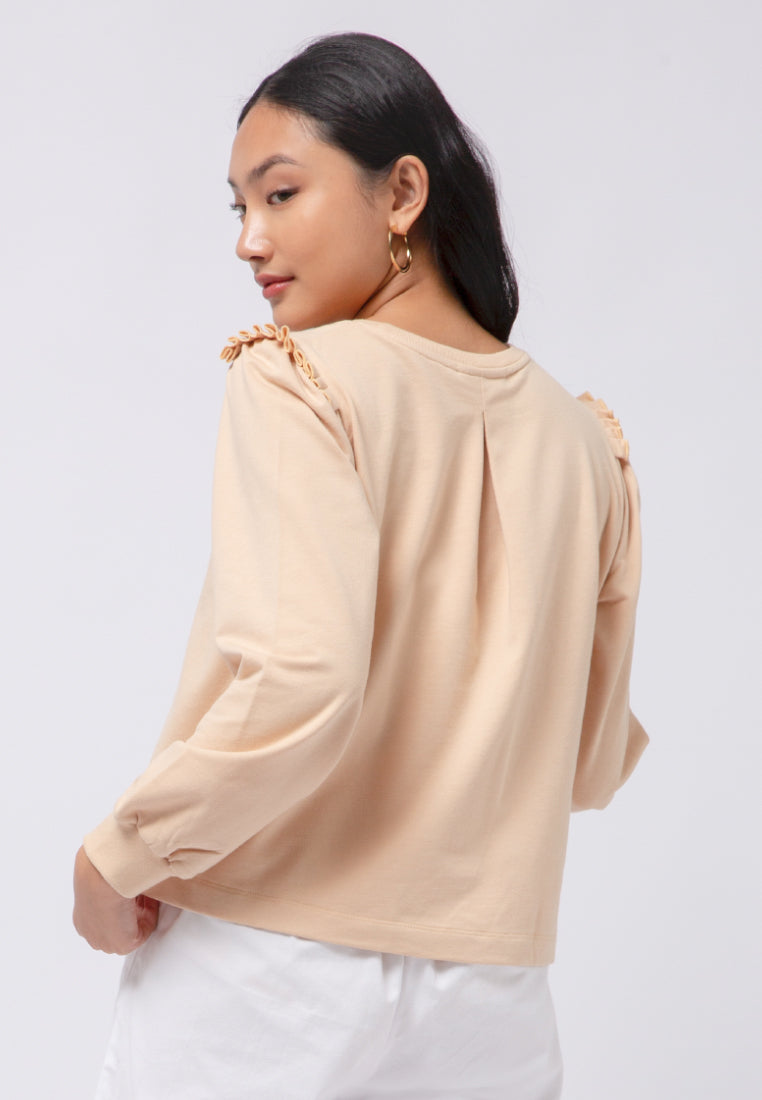 Puff Sleeves Sweatshirt