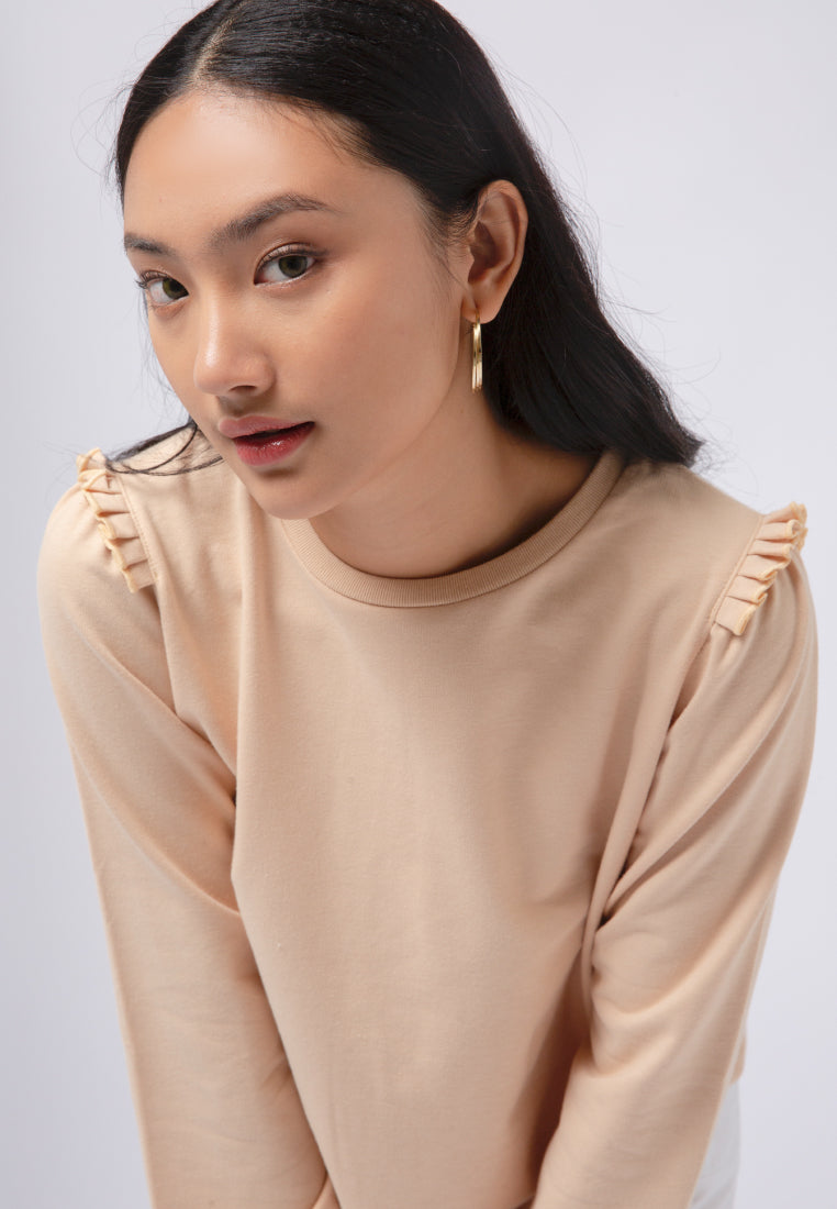 Puff Sleeves Sweatshirt