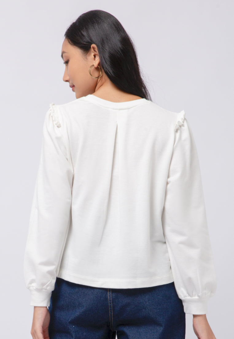 Puff Sleeves Sweatshirt
