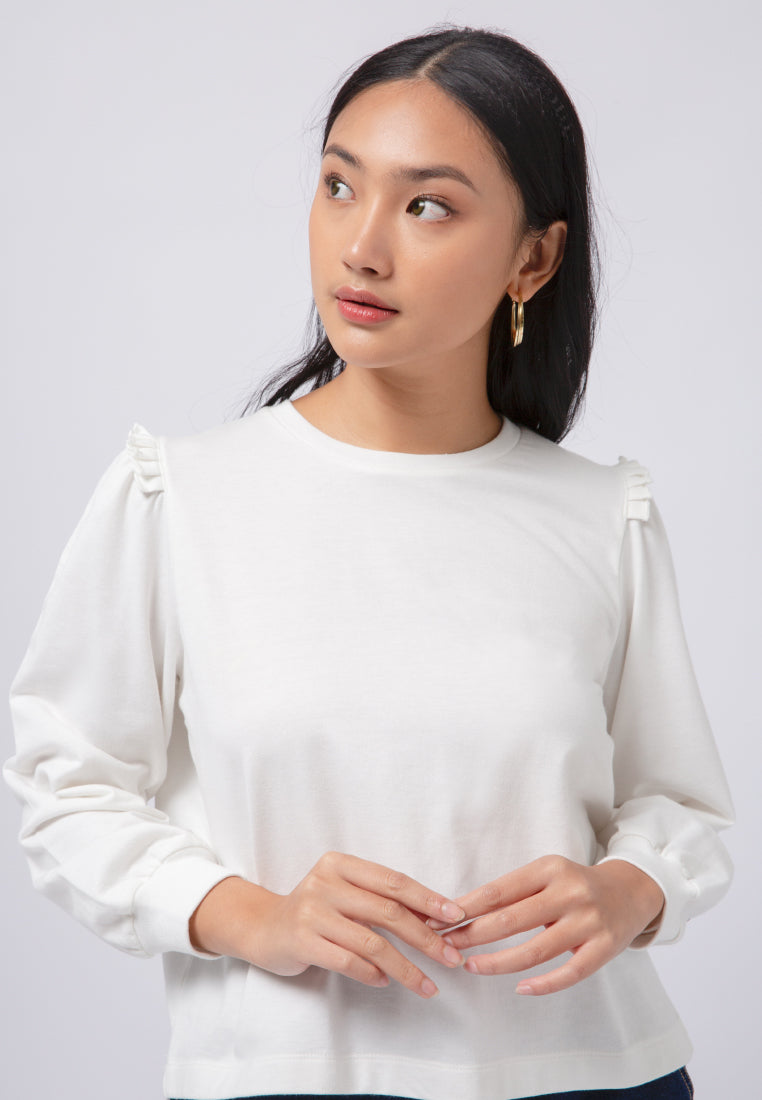 Puff Sleeves Sweatshirt