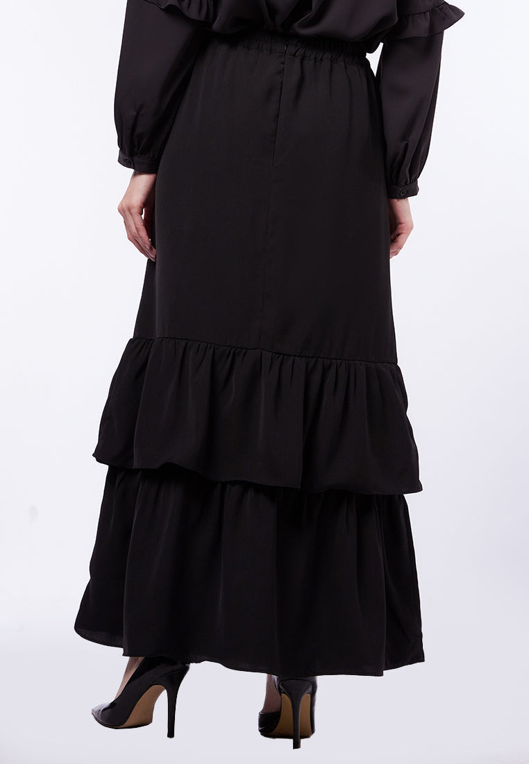Tiered Maxi Skirt