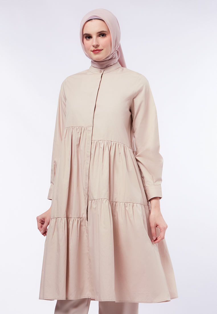 Long Sleeve Tunic with Tier Details