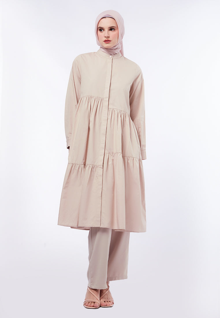 Long Sleeve Tunic with Tier Details