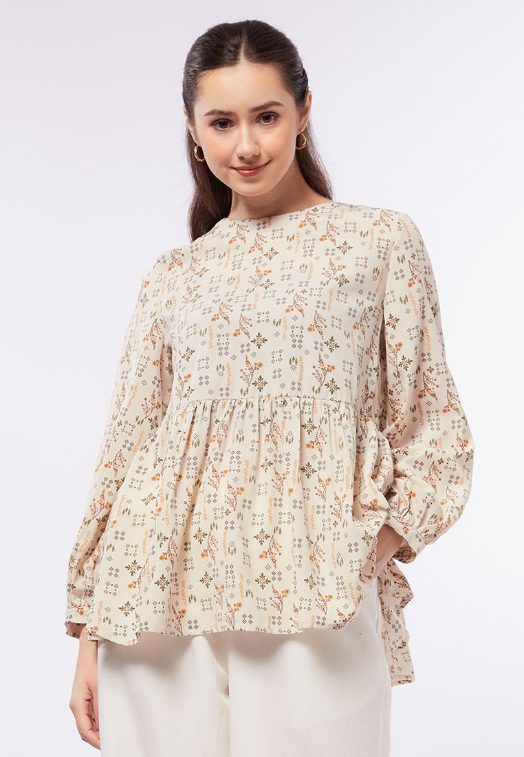 Printed Long Sleeve Tunic
