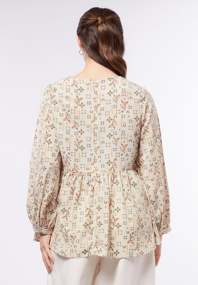 Printed Long Sleeve Tunic