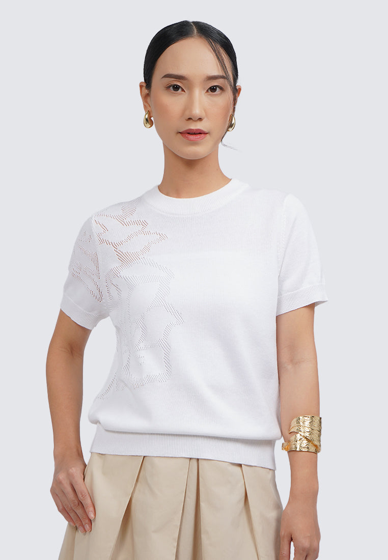 Short Sleeve Knit Top