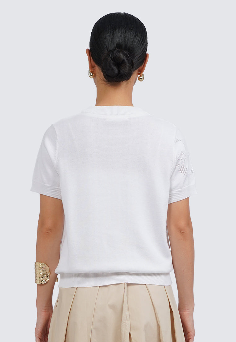 Short Sleeve Knit Top
