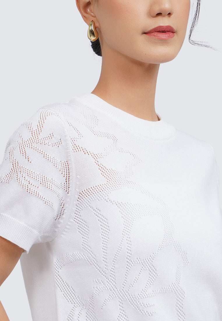 Short Sleeve Knit Top