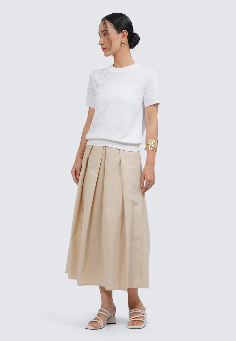 Short Sleeve Knit Top