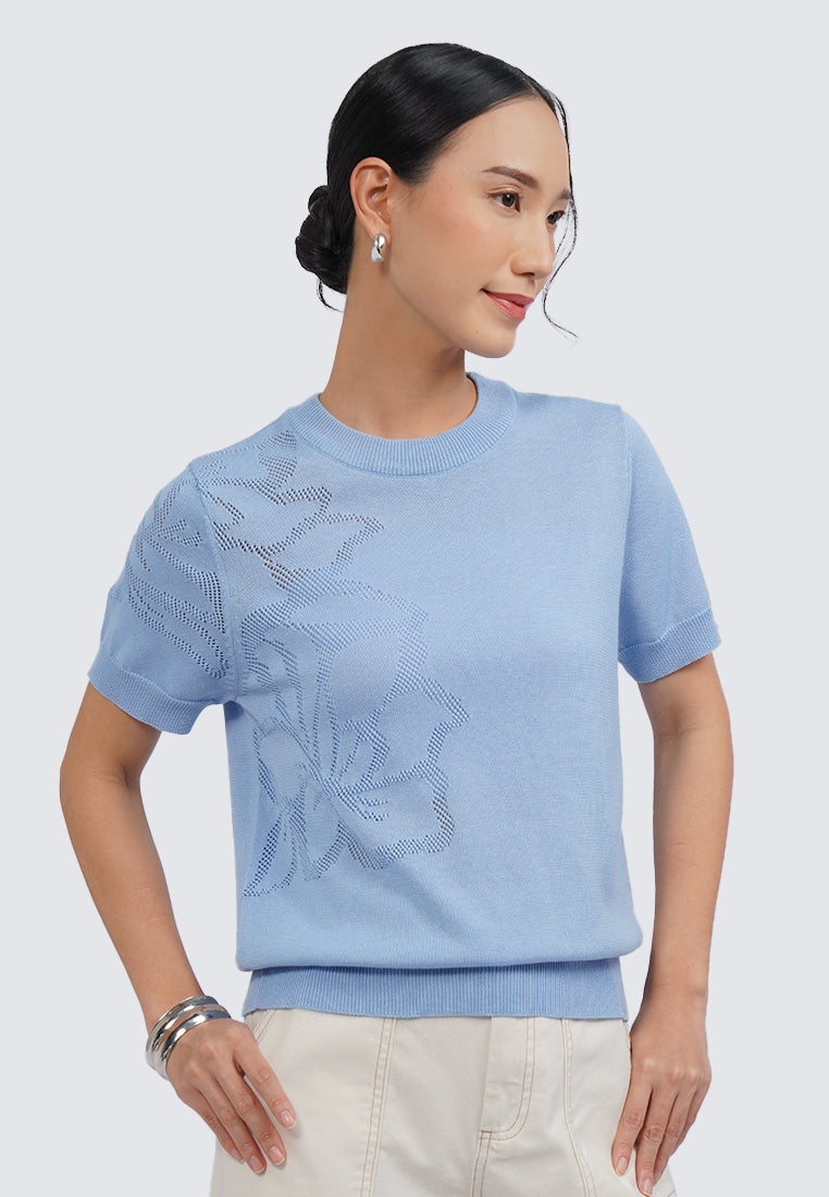 Short Sleeve Knit Top